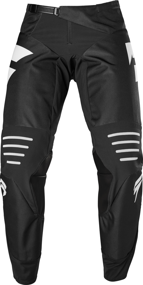 Image of Shift 3Lack Label Race 2 Pantalon Motocross Noir Blanc 28