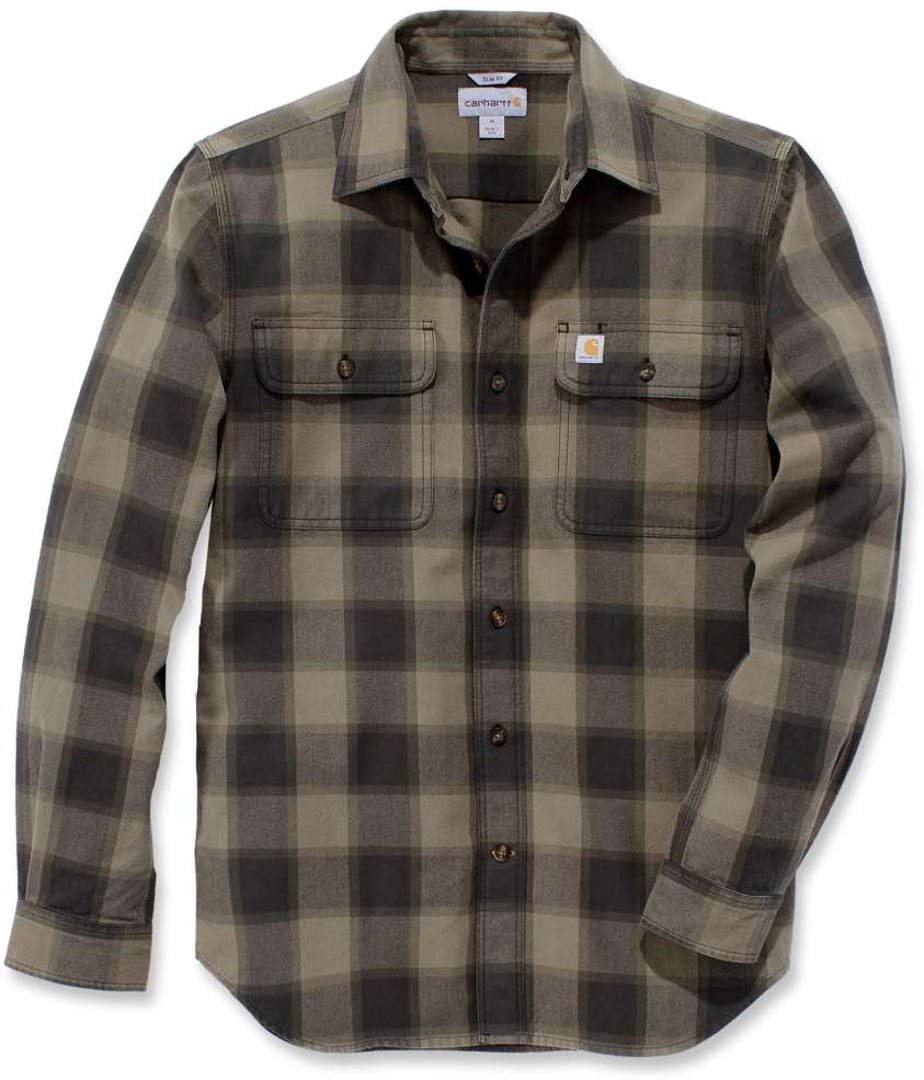 Carhartt Hubbard Flannel chemise Vert XL