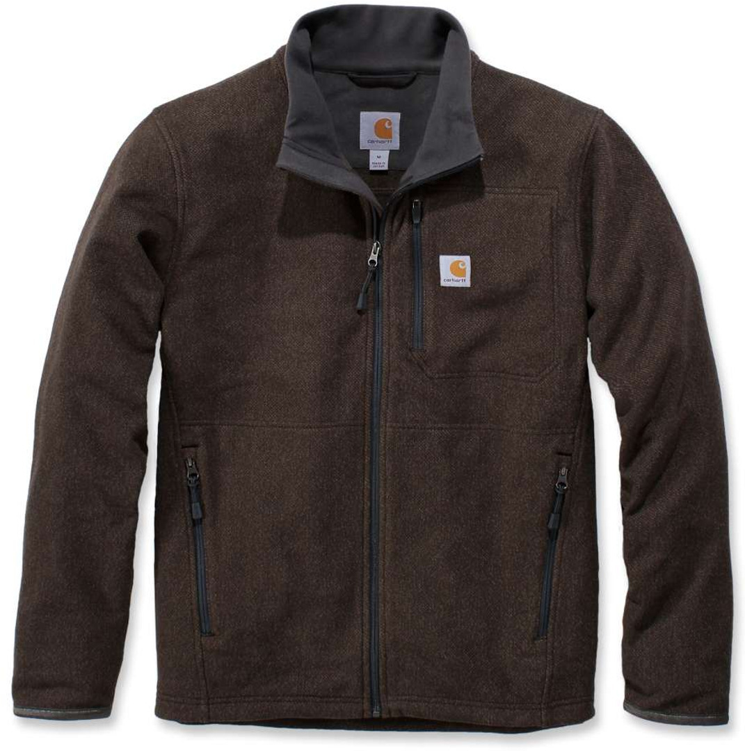 Carhartt Dalton Full Zip sweat Brun S