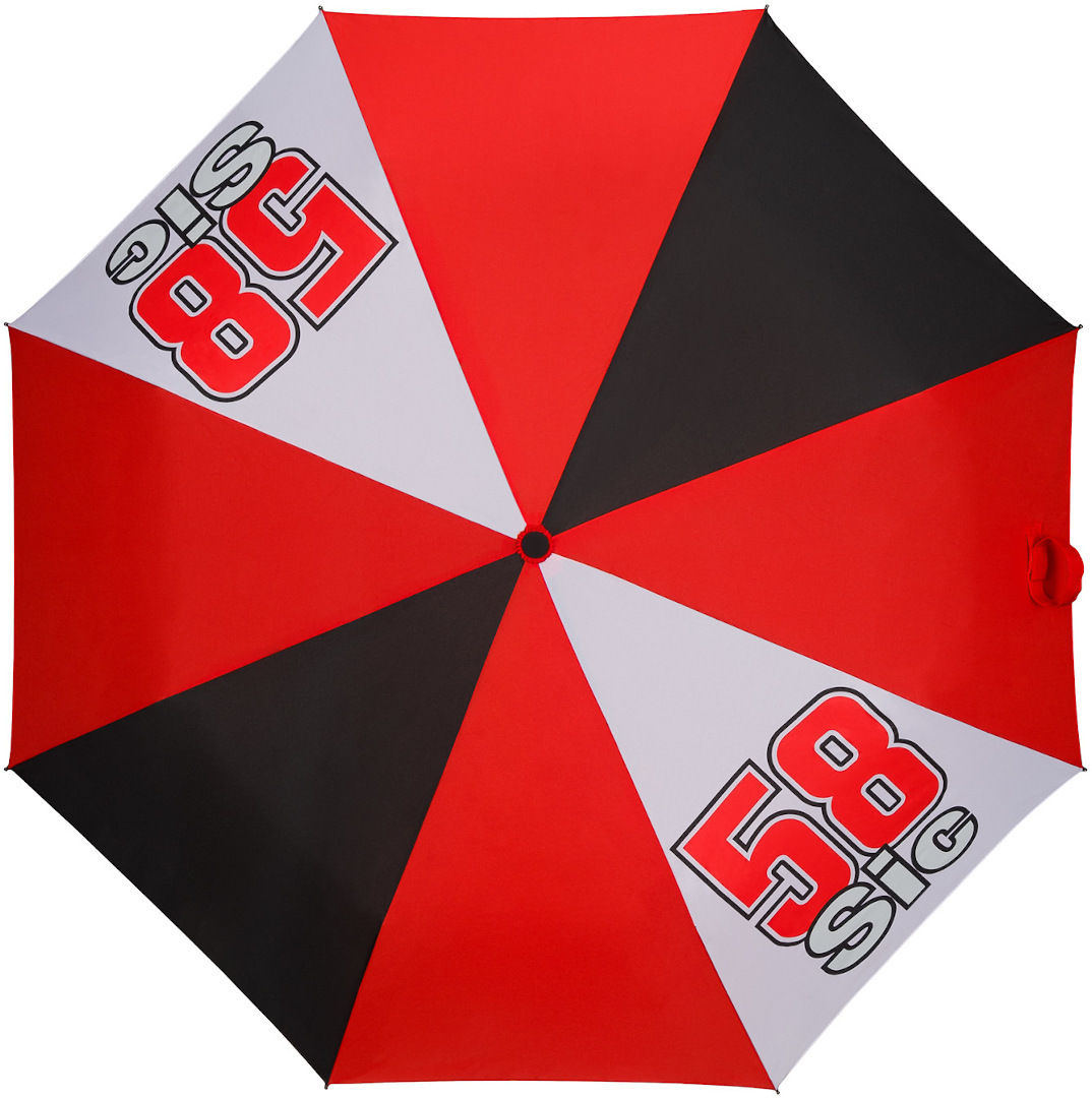GP-Racing 58 Parapluie de poche Blanc Rouge unique taille