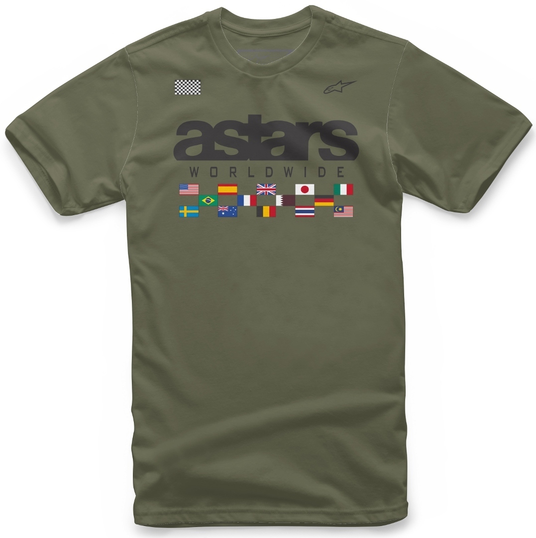 Alpinestars Nations T-Shirt Vert 2XL