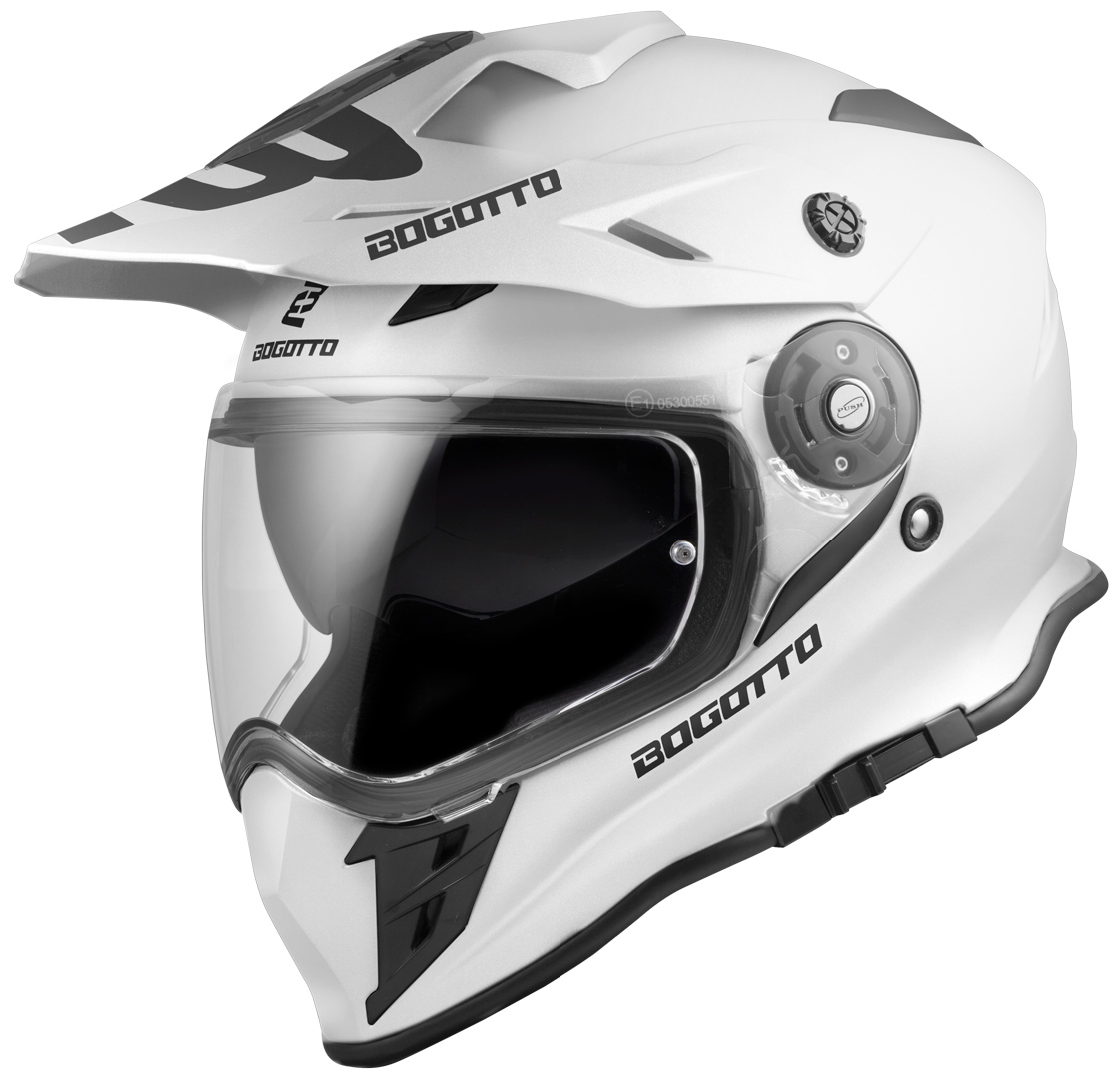 Bogotto V331 Casque Enduro Blanc 2XL