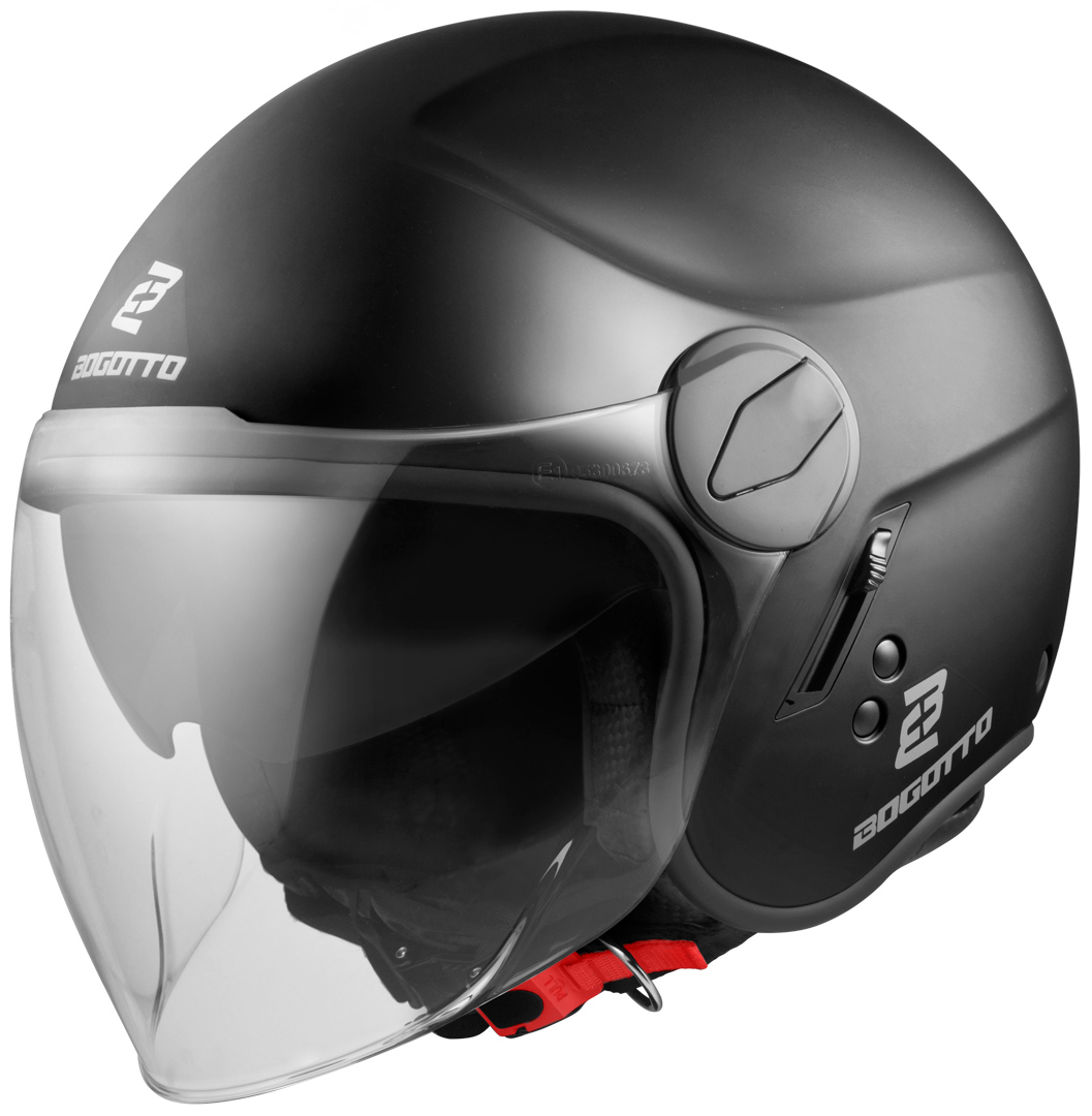 Bogotto V595-1 Casque Jet Noir XL