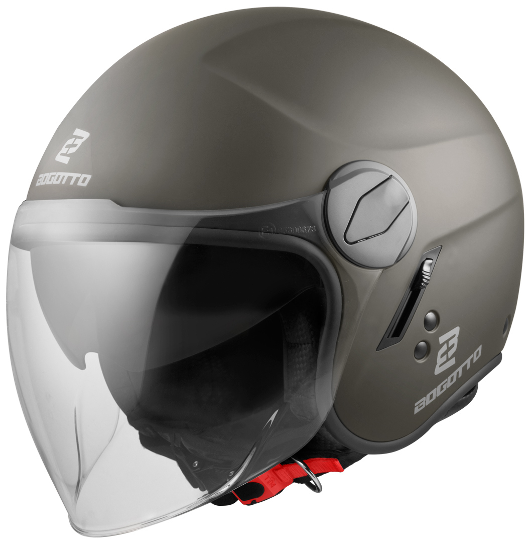 Bogotto V595-1 Casque Jet Argent XL