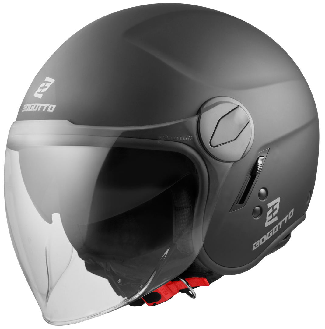 Bogotto V595-1 Casque Jet Noir XS