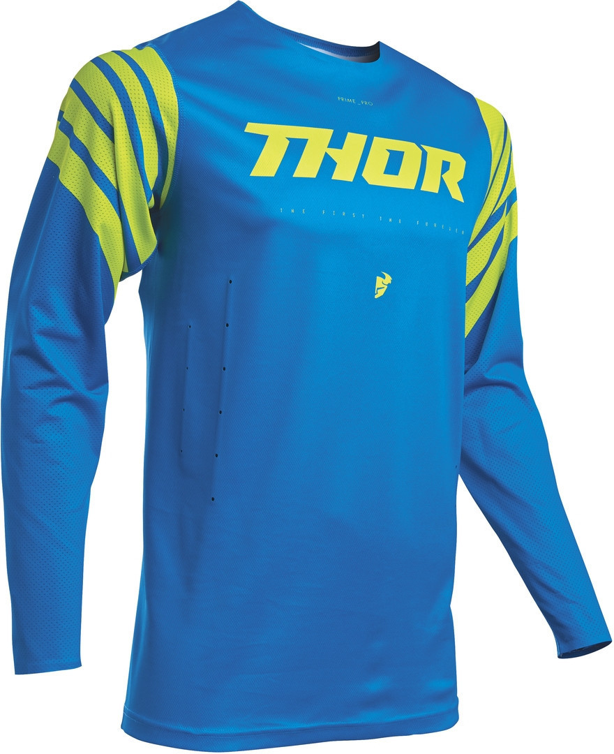 Thor Prime Pro Strut Maillot Motocross Bleu Jaune M
