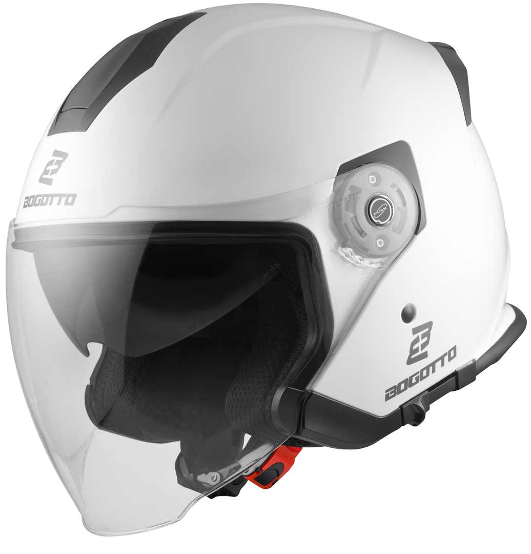 Bogotto V586 Casque Jet Blanc S