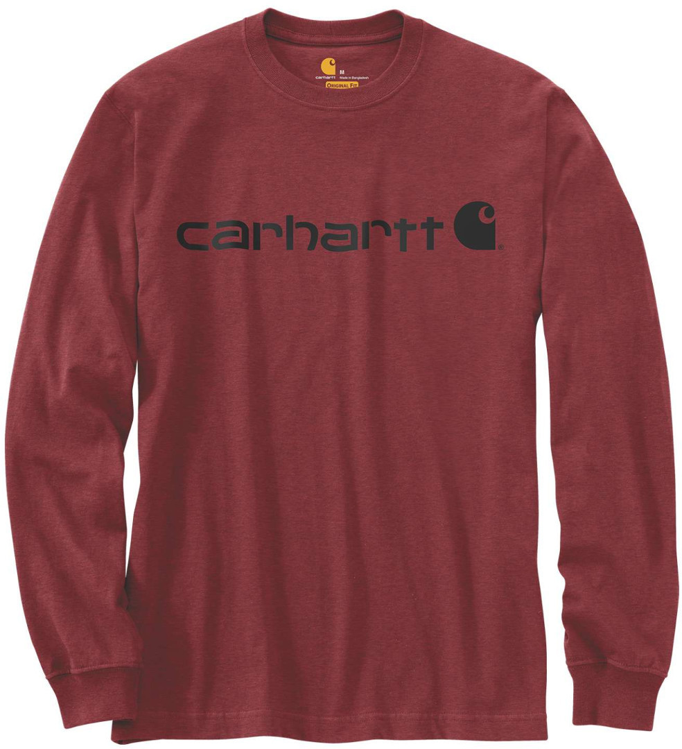 Carhartt EMEA Workwear Signature Graphic Core Logo Manches longues Rouge L