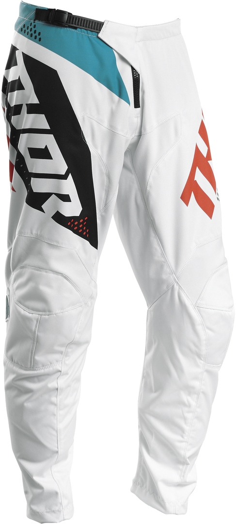 Thor Sector Blade Pantalon Motocross Jeunesse Blanc Bleu XS