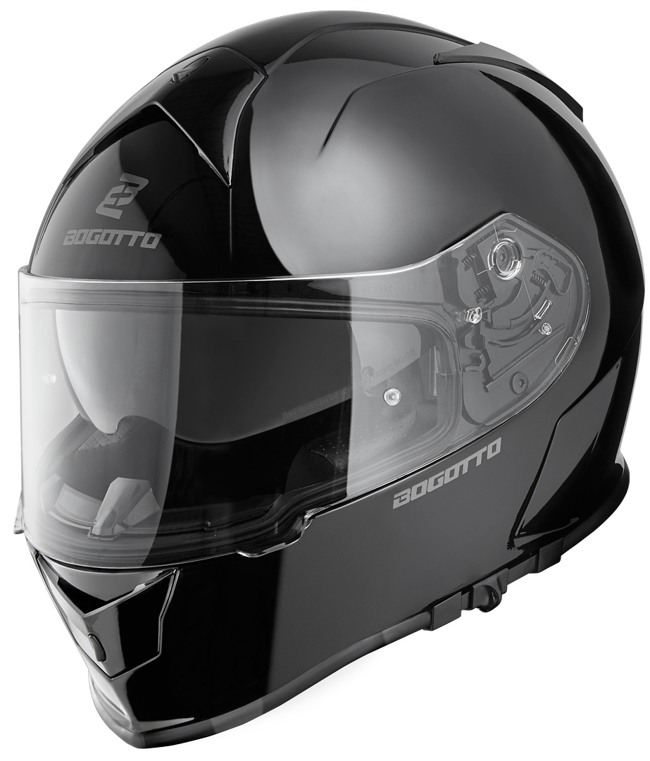 Bogotto V126 Solid Casque Noir 2XL