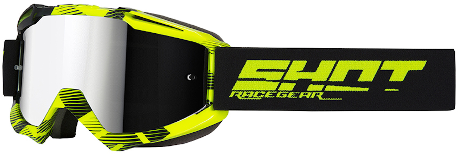 Shot Iris Jet Lunettes Motocross Noir Jaune unique taille