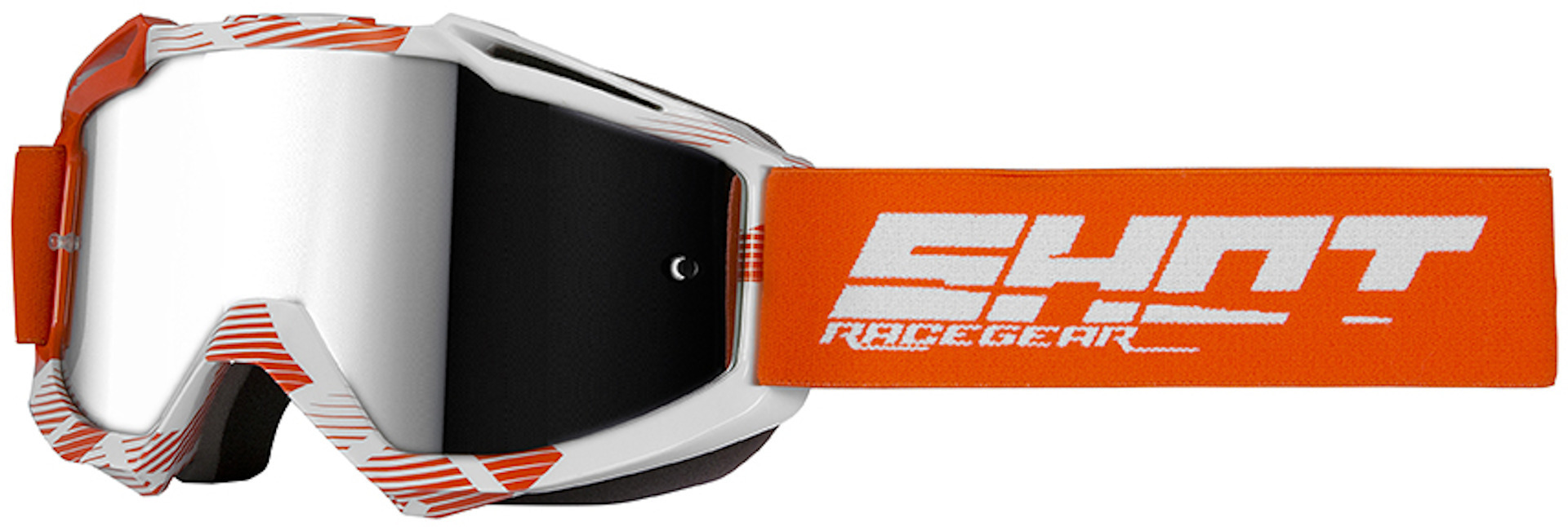 Shot Iris Jet Lunettes Motocross Blanc Orange unique taille