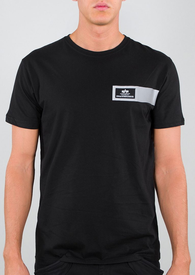 Alpha Industries Reflective Stripes T-Shirt Noir S
