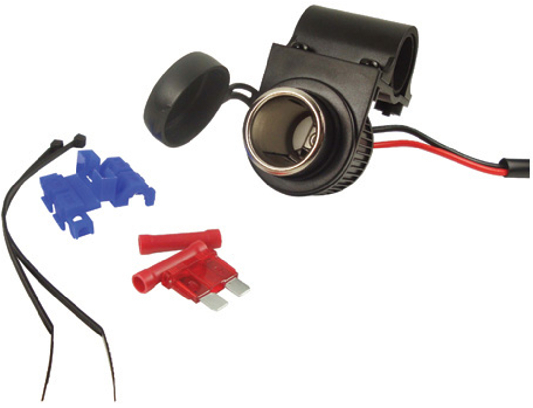 Image of Booster 12V Socket de briquet avec le support de clip Noir unique taille
