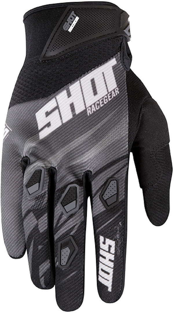 Shot Devo Ventury Gants Motocross Noir Gris M L