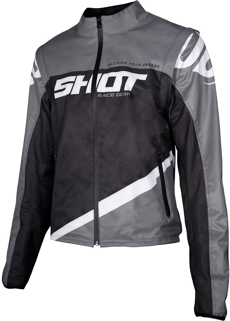 Shot Softshell Lite Veste Motocross Noir Gris 2XL