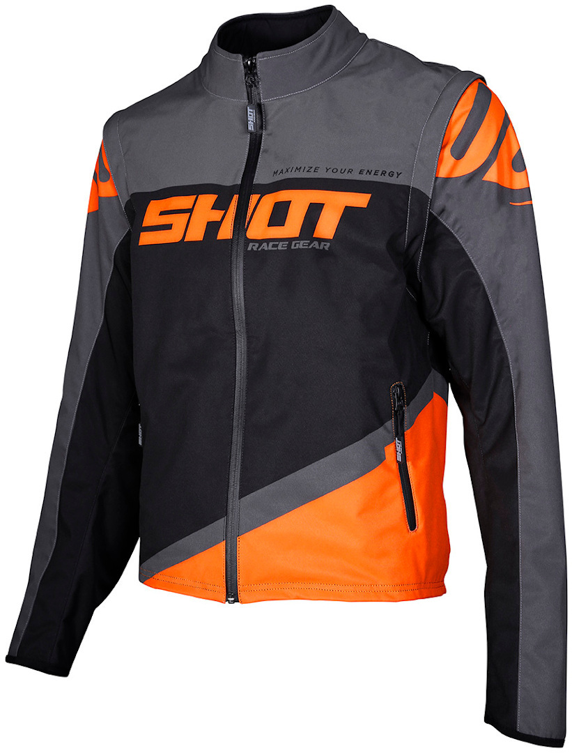 Shot Softshell Lite Veste Motocross Gris Orange S