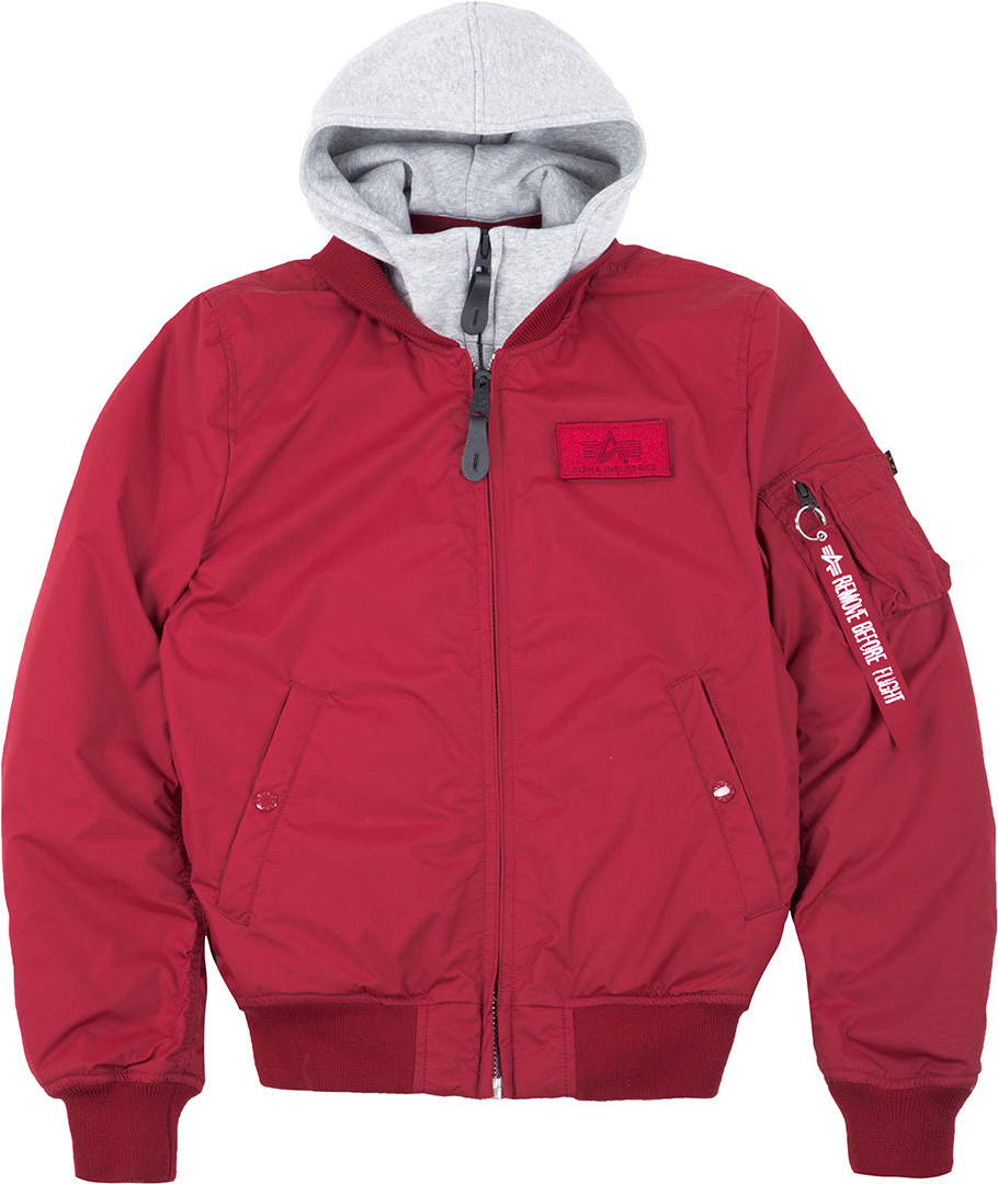 Image of Alpha Industries MA-1 D-Tec BN Veste Pour dames Rouge XS