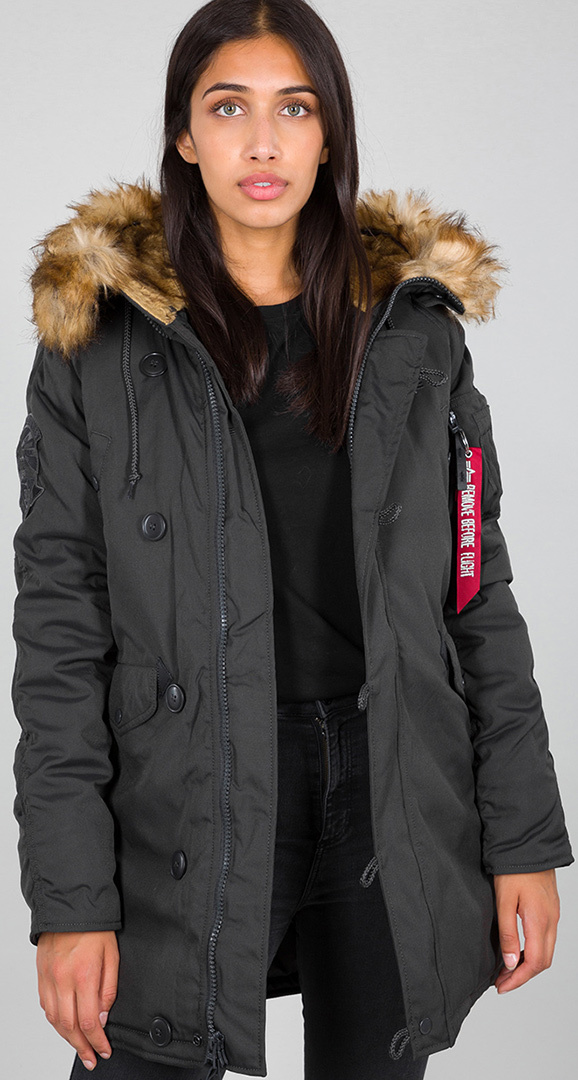 Image of Alpha Industries Explorer Veste Pour dames Gris S