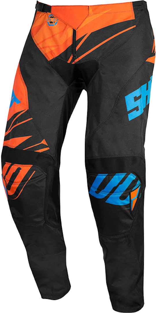 Shot Devo Ventury Pantalon Motocross pour enfants Bleu Orange XS