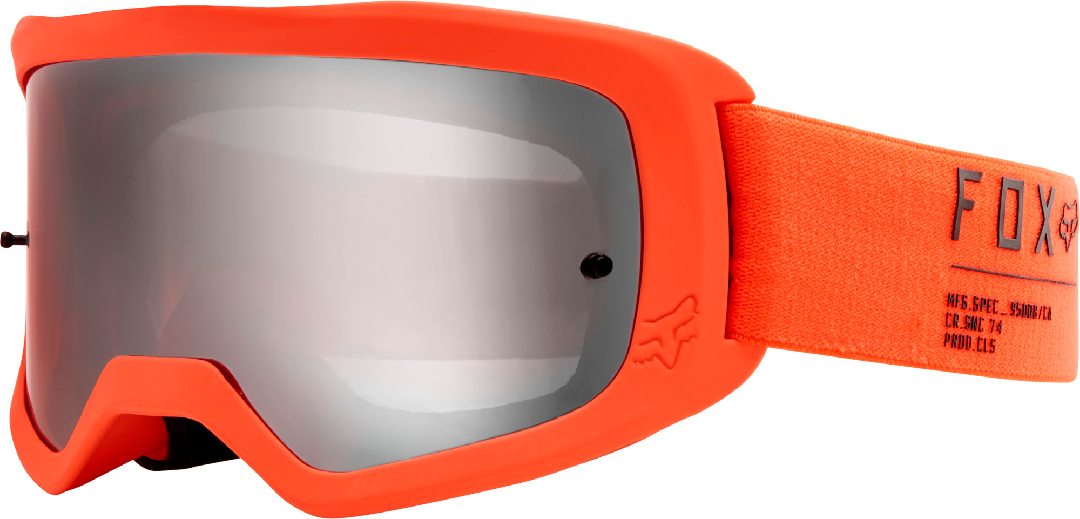 FOX Main II Gain Spark Lunettes Motocross Orange unique taille