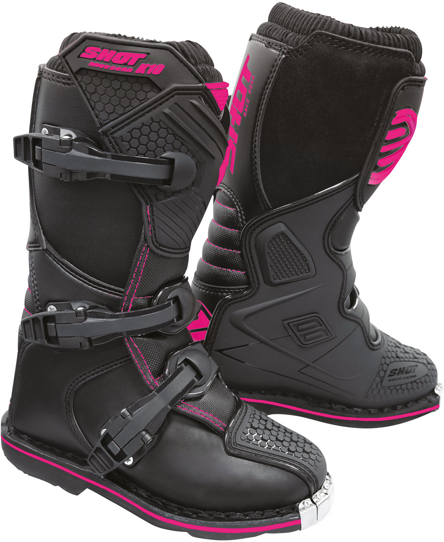 Image of Bottes cross Shot K10 2.0 - KID - BLACK PINK