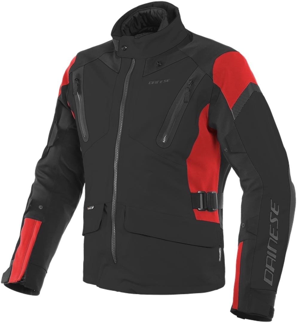 Dainese Tonale D-Dry Veste textile de moto Noir Rouge 46