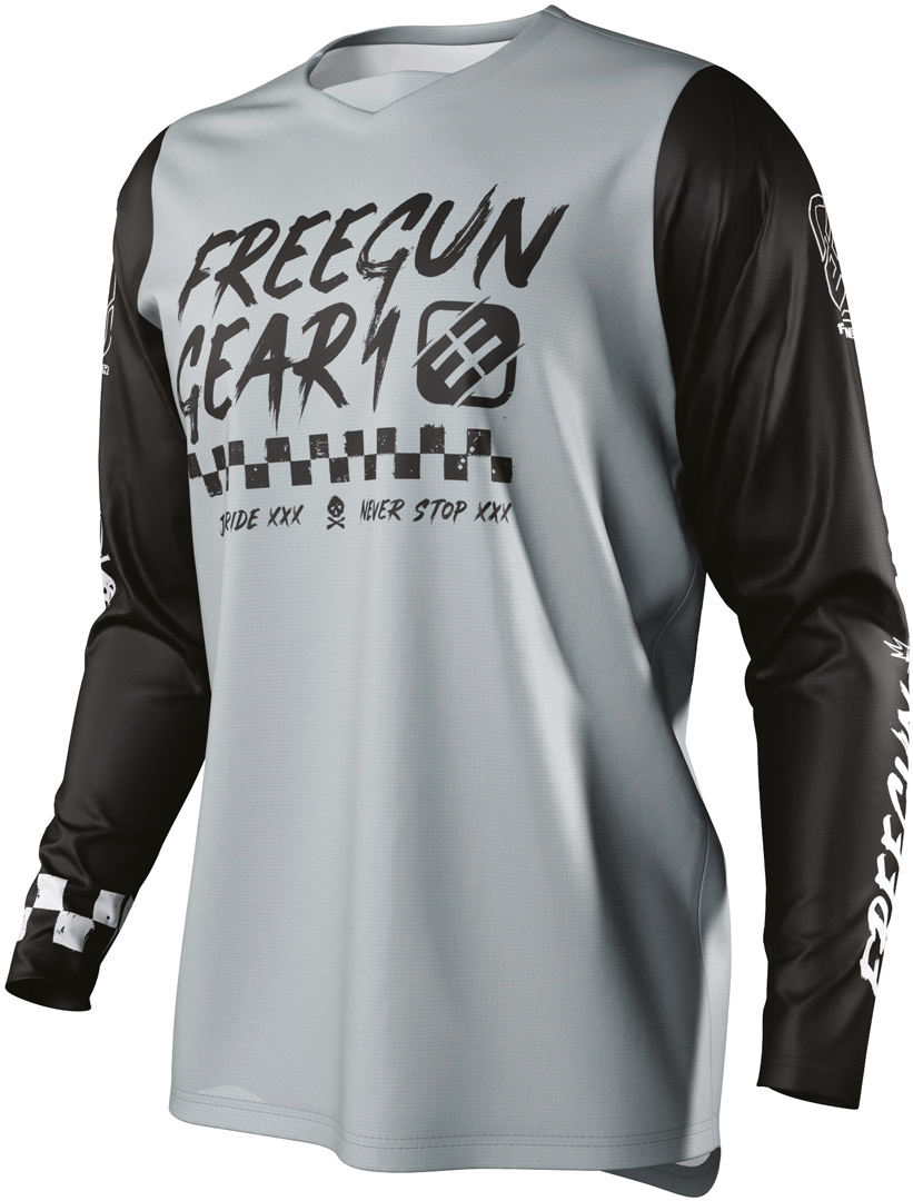 Freegun Devo Speed Maillot Motocross Gris S