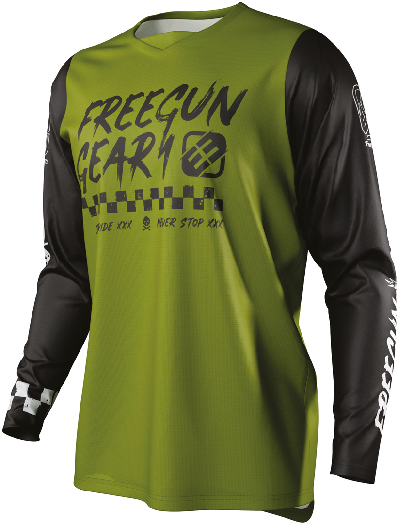Freegun Devo Speed Maillot Motocross Vert S