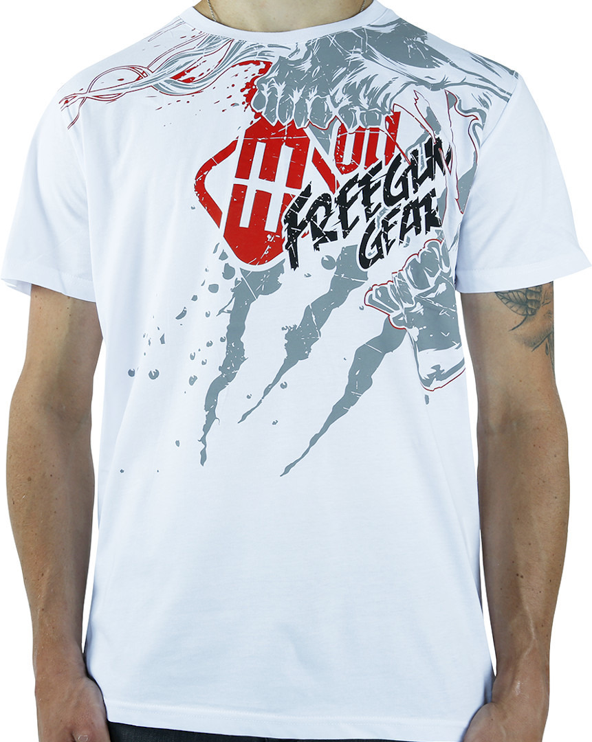 Freegun Homme Scream T-Shirt Blanc L