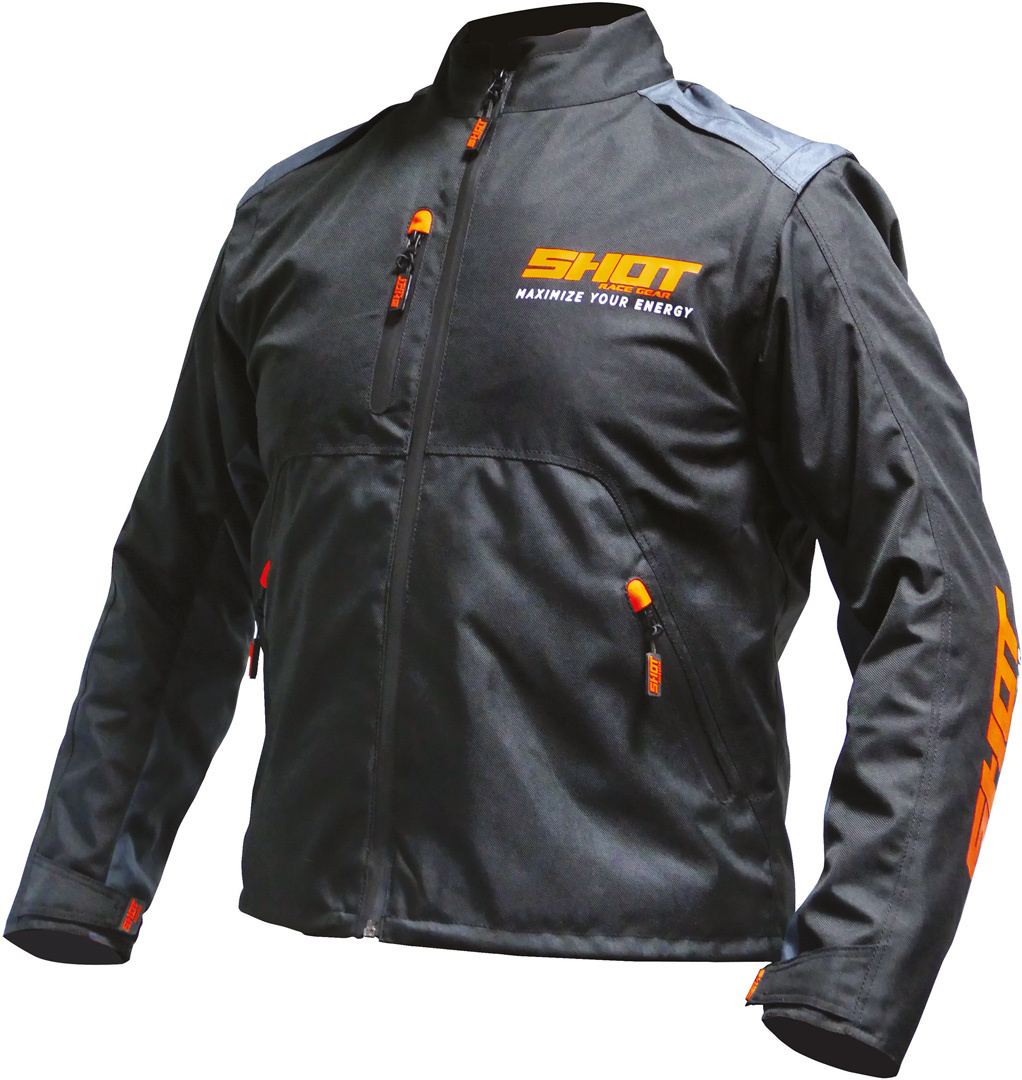 Shot Contact Assault Veste Motocross Noir Orange 2XL