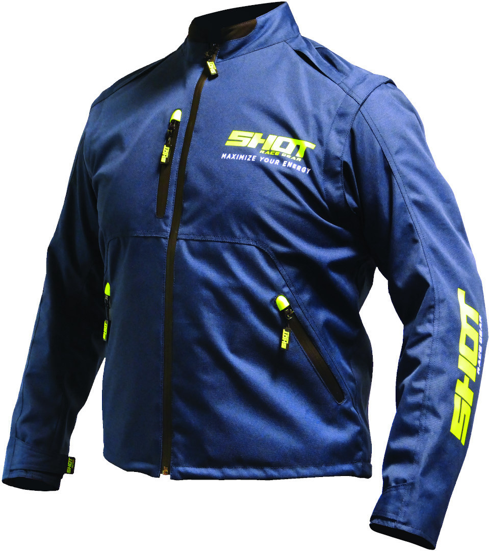 Shot Contact Assault Veste Motocross Bleu Jaune XL
