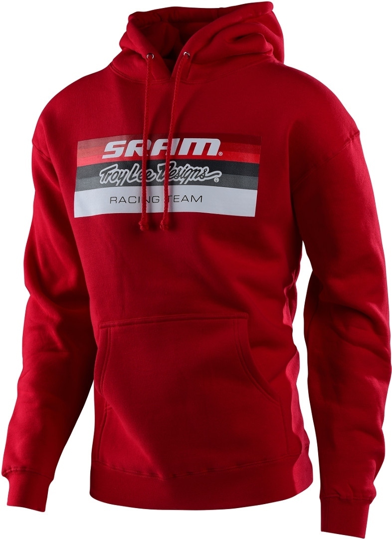 Troy Lee Designs Sram Racing Block Capuche Rouge M