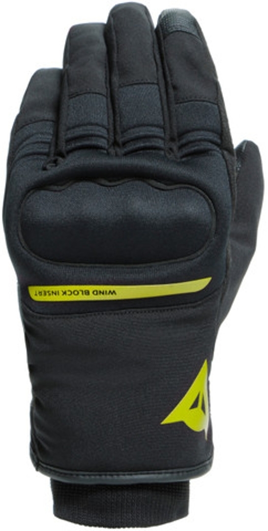 Dainese Avila Unisex D-Dry Gants de moto Noir Jaune M