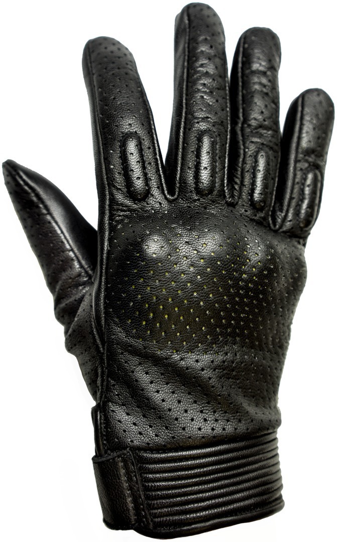 Helstons Side perforé Summer Ladies Motorcycle Gloves Noir L