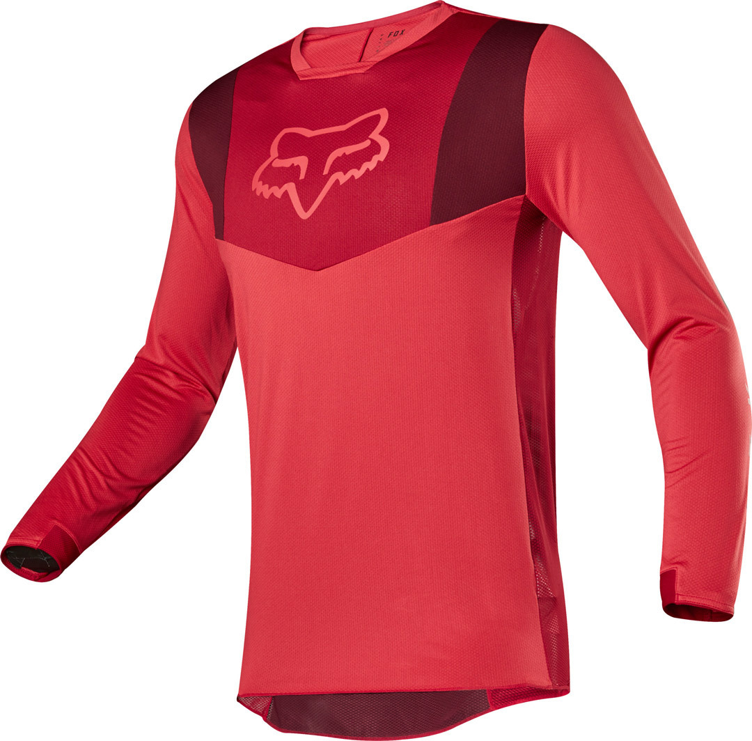 FOX Airline Maillot Motocross Rouge M