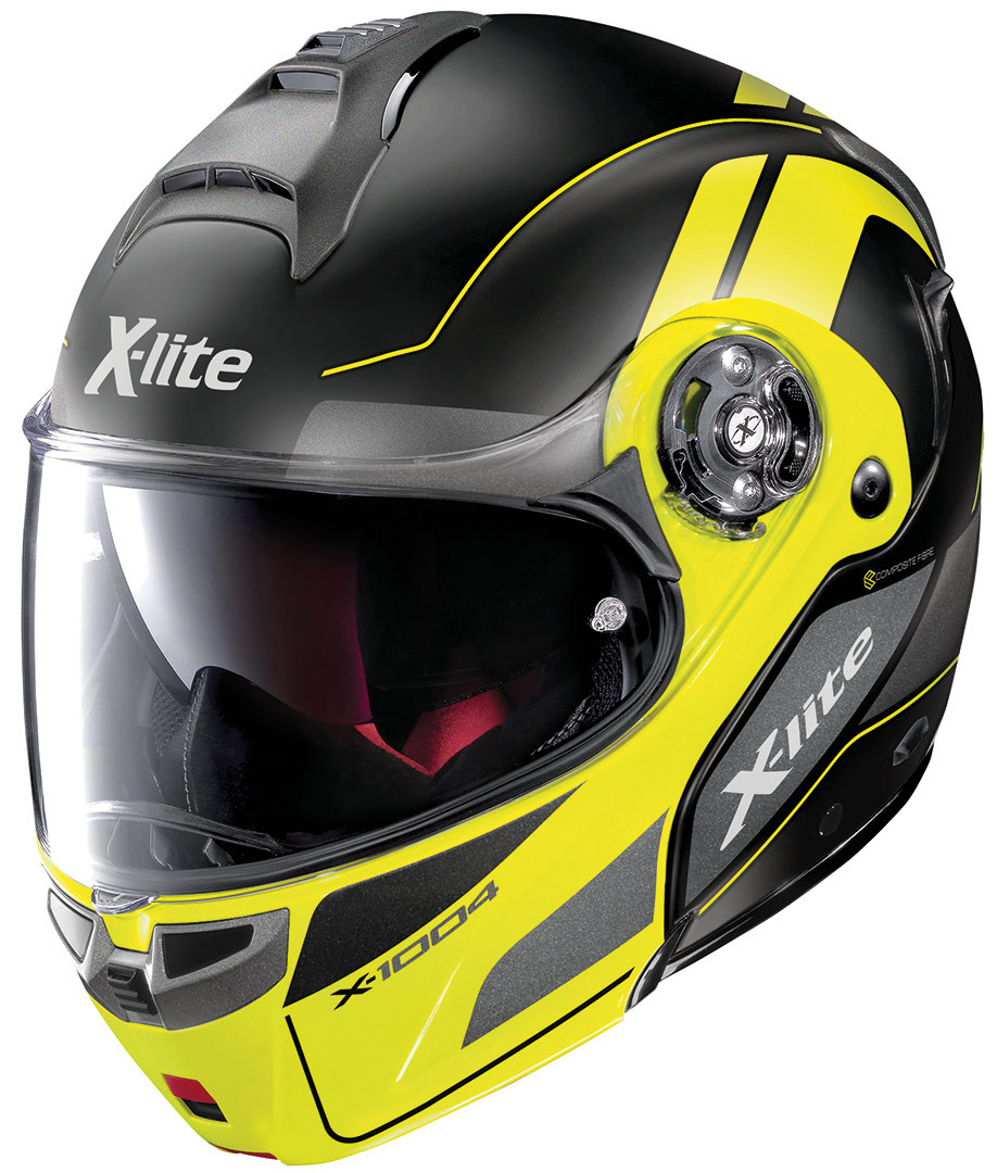 Image of X-lite X-1004 Charismatic N-Com casque Noir Jaune L