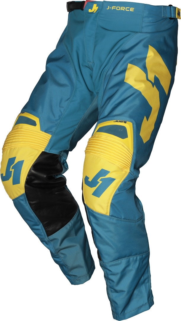 Just1 J-Force Terra Pantalon Motocross Bleu Jaune 48