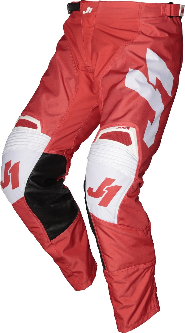 Just1 J-Force Terra Pantalon Motocross Blanc Rouge 52