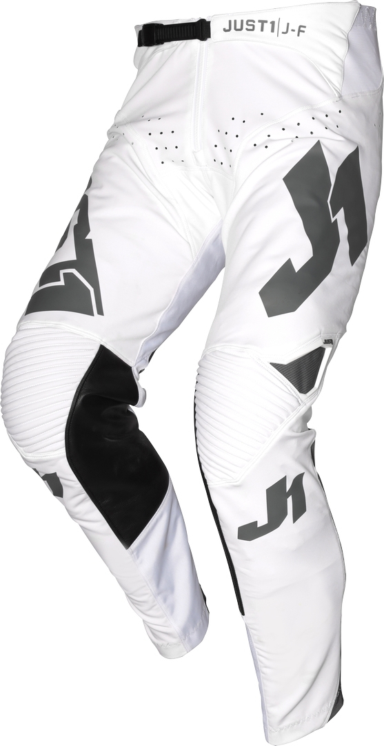 Just1 J-Flex Pantalon Motocross Gris Blanc 48