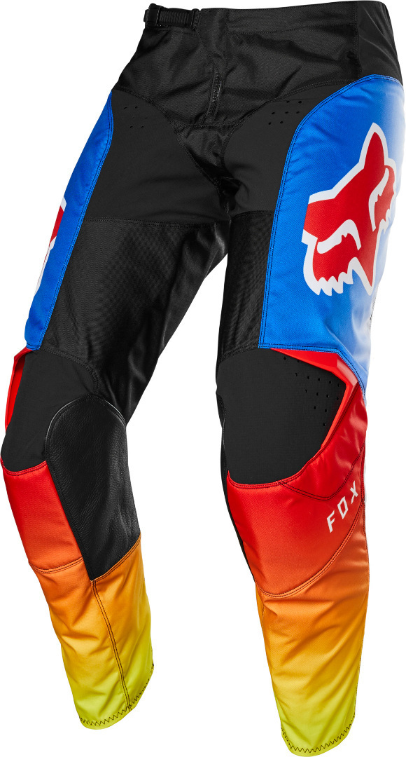 FOX 180 Fyce Pantalon Motocross Noir Rouge Bleu 28