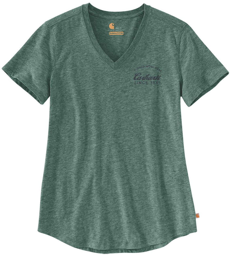 Carhartt Lockhart Graphic T-shirt Dames Vert S