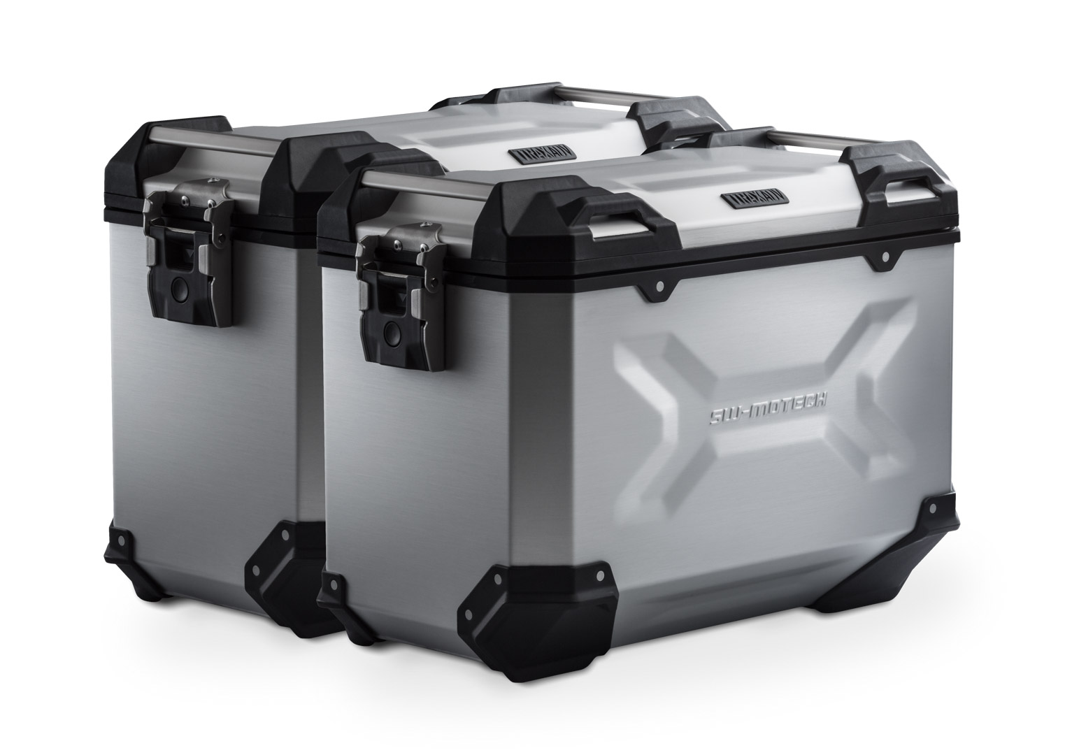 Image of Kit valises TRAX ADV - Argent. 45/45 l. BMW R 1200 R/RS, R 1250 R.