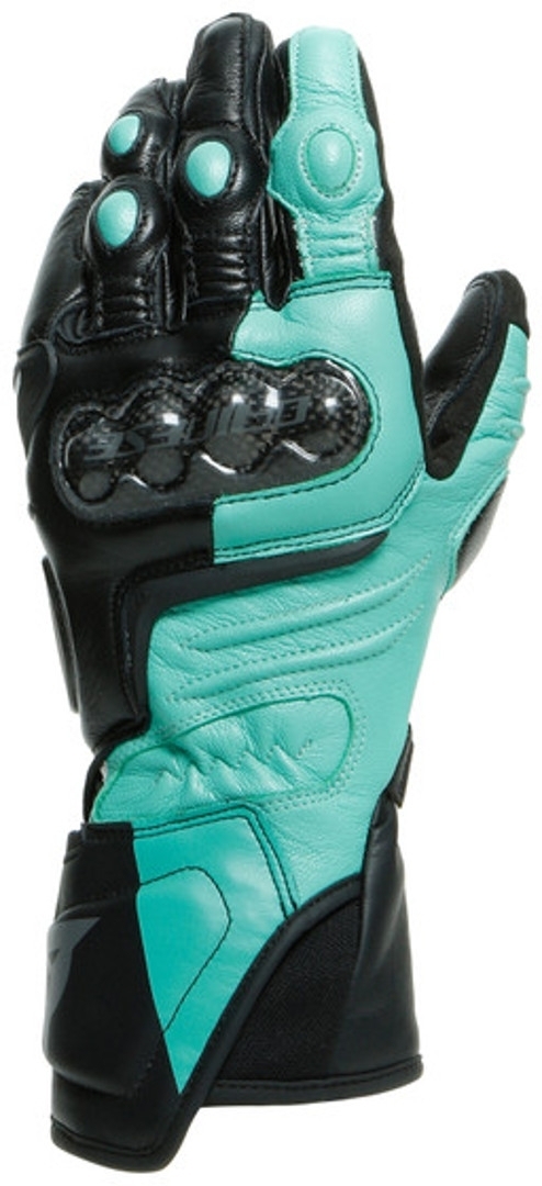 Dainese Carbon 3 Gants de moto de dames Noir Vert M