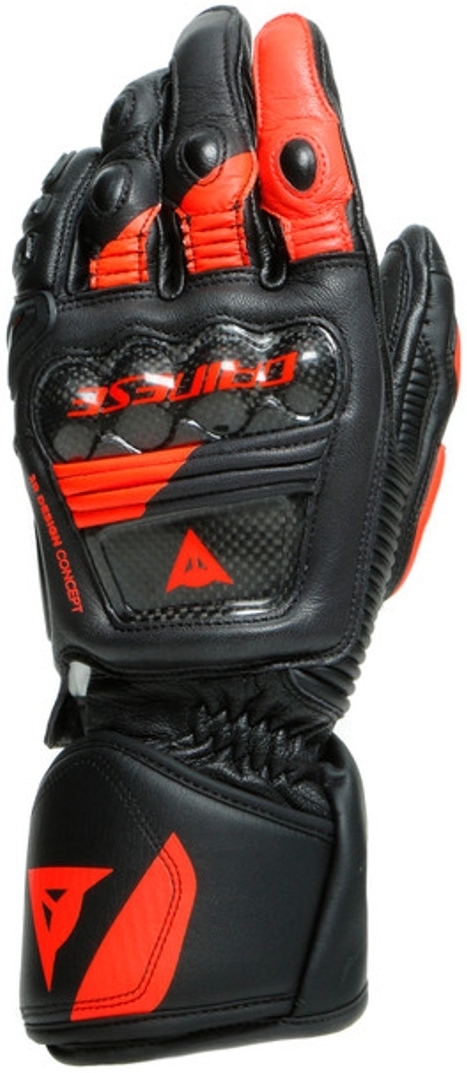 Dainese Druid 3 Gants de moto Noir Rouge 2XL