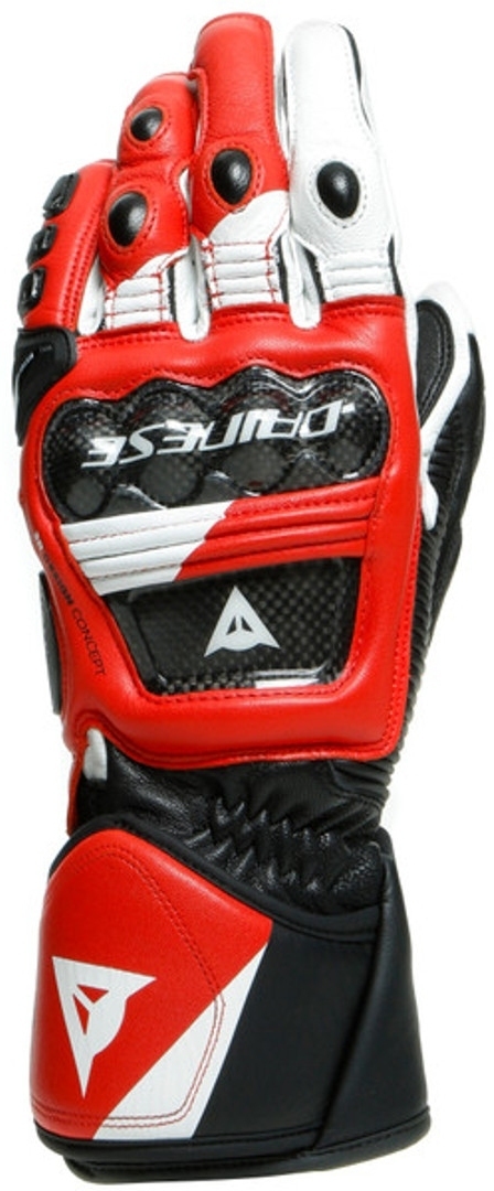 Dainese Druid 3 Gants de moto Noir Blanc Rouge 2XL
