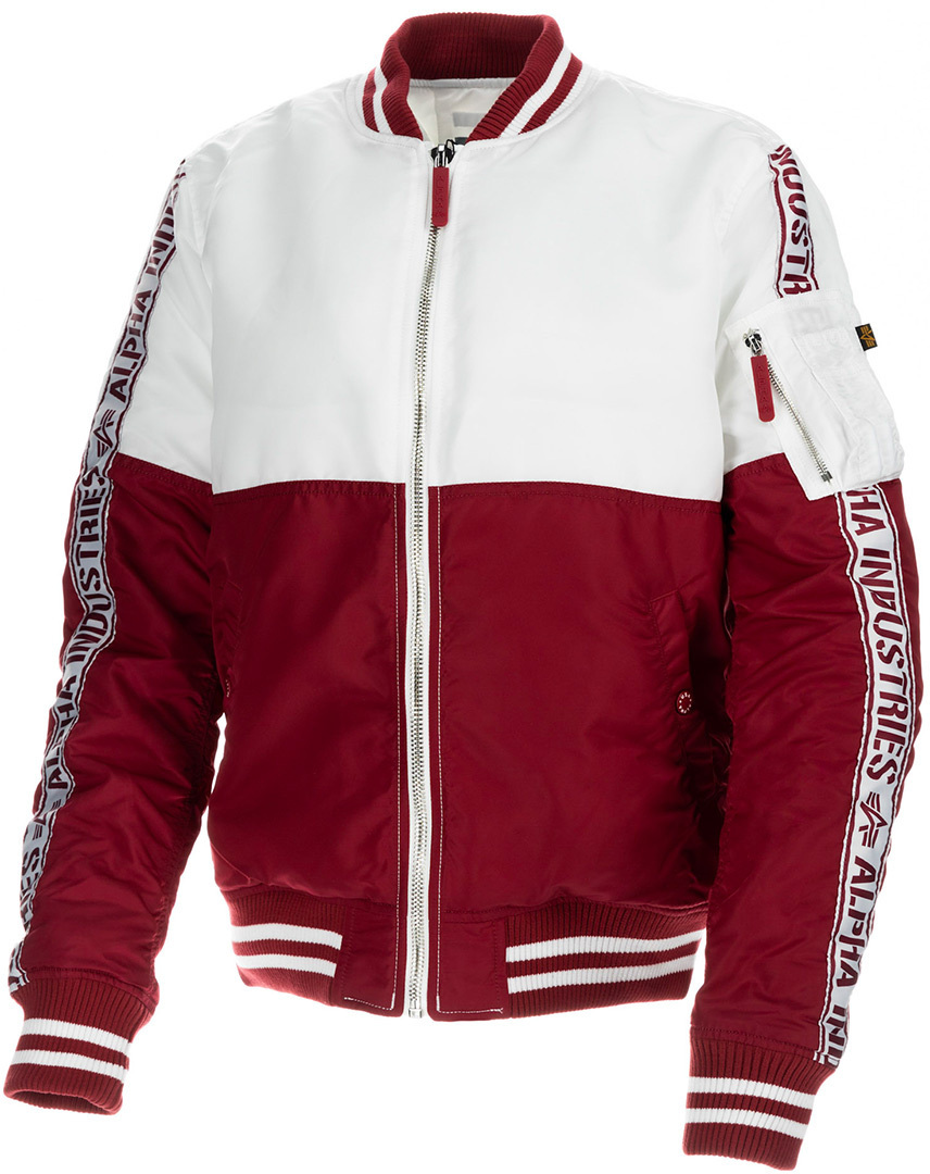 Image of Alpha Industries MA-1 Veste Pour dames Rouge L