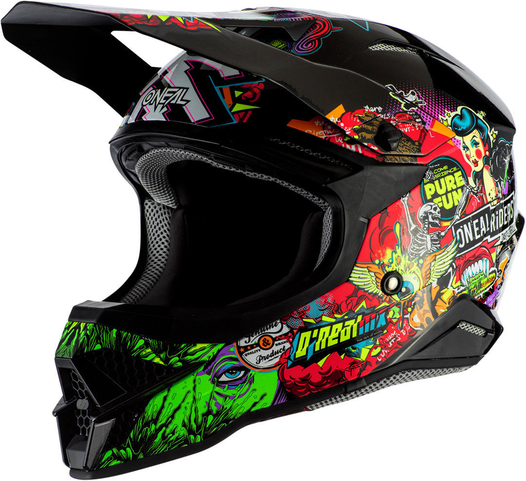 Oneal 3Series Crank Casque Motocross Noir M