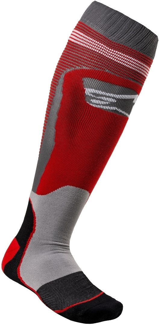 Alpinestars MX Plus-1 Chaussettes Motocross Rouge Pourpre M