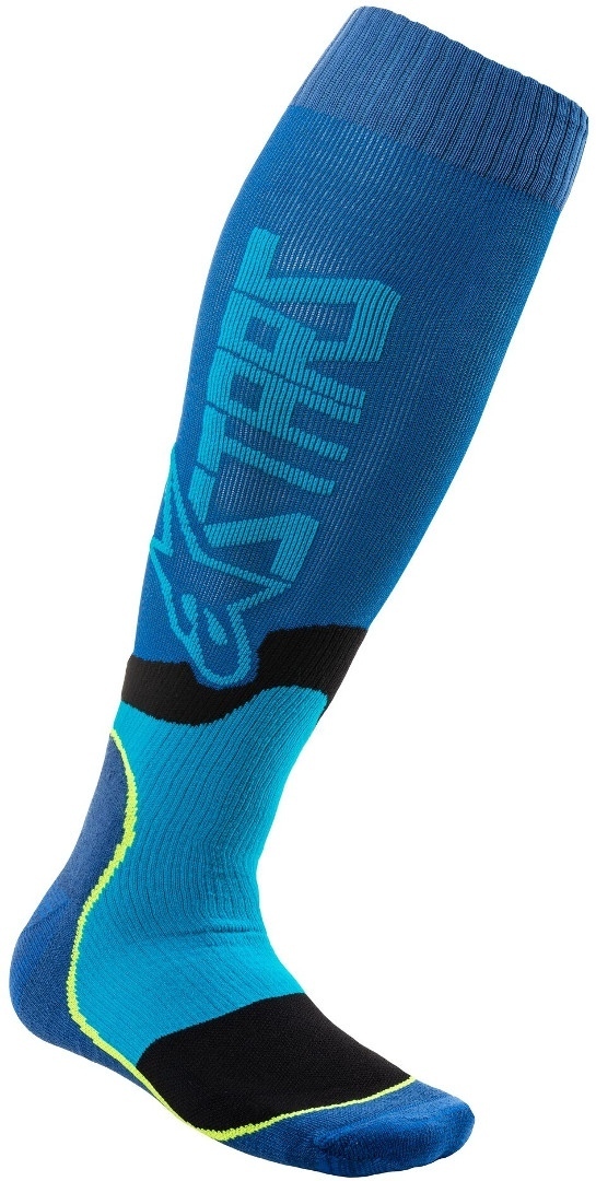 Alpinestars MX Plus-2 Chaussettes Motocross Bleu L